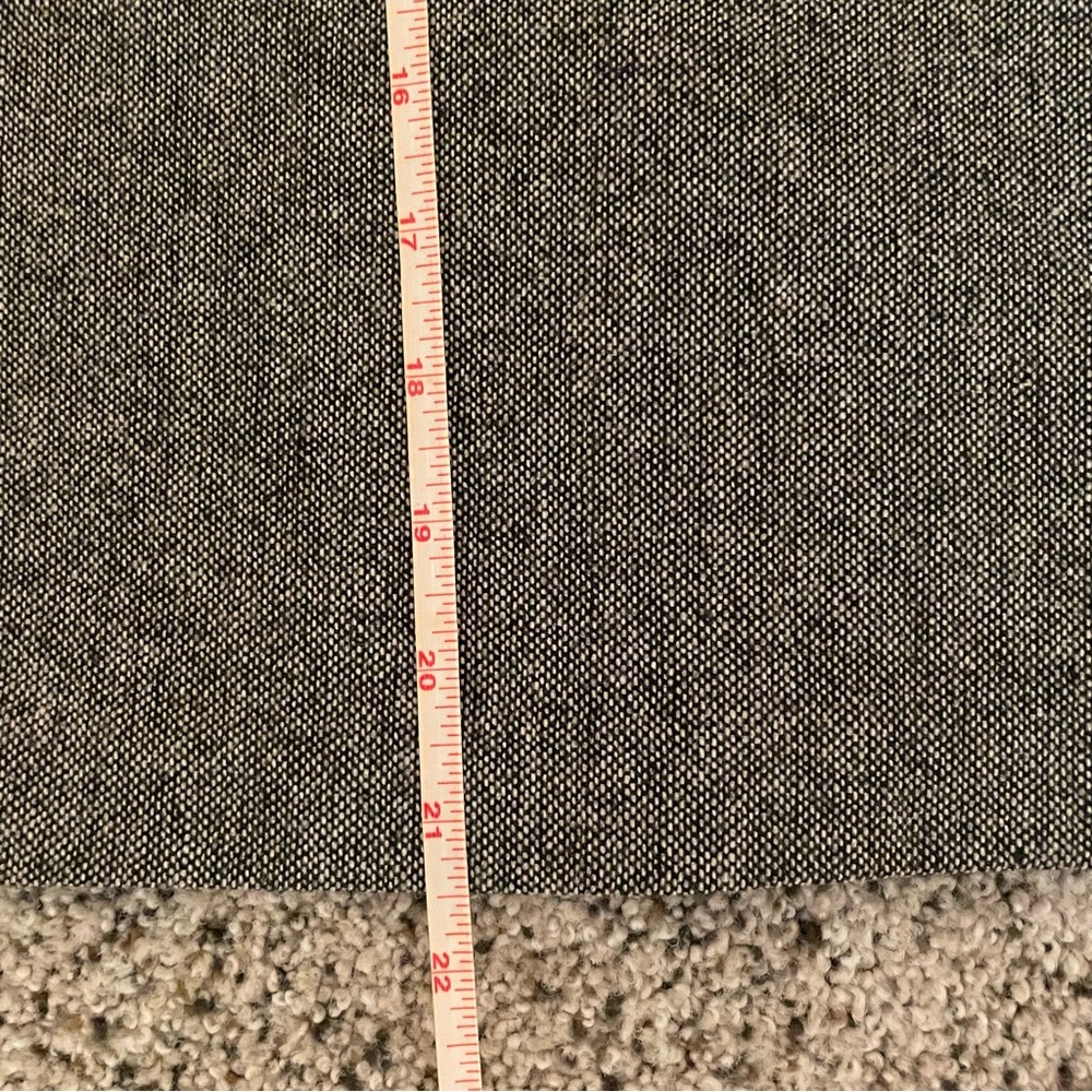 New York & Company Wool Blend Lined Charcoal Pencil Skirt - Picture 3 of 5